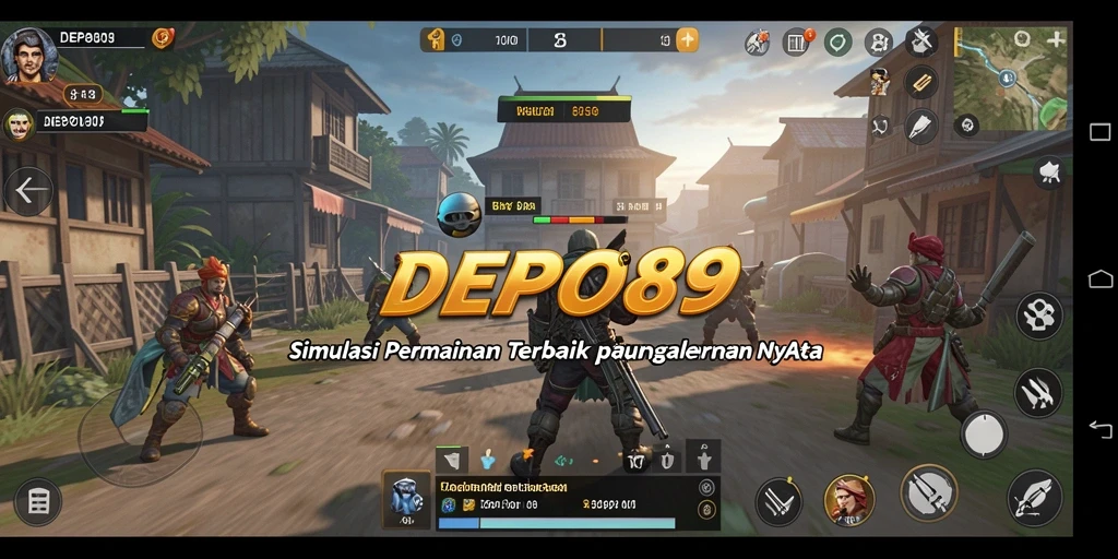 Gameplay DEPO89 yang realistis dan mengasyikkan.