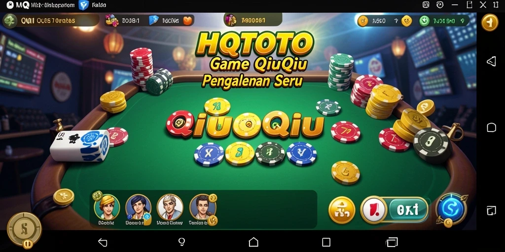 Tampilan gameplay QiuQiu di HQTOTO yang menarik.