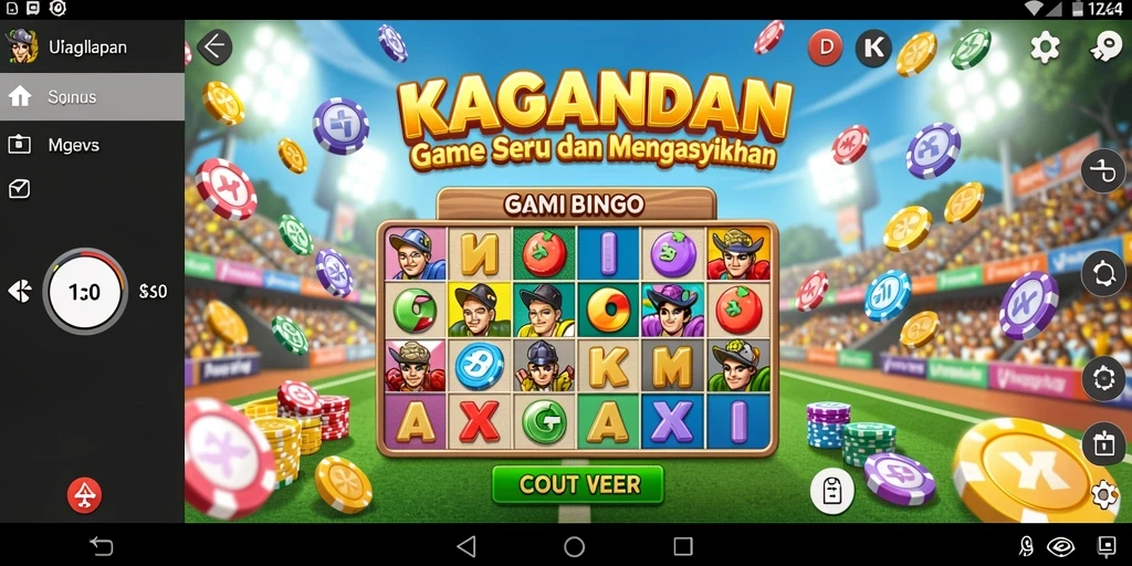 Tampilan gameplay KAGANDAN yang seru dan interaktif.