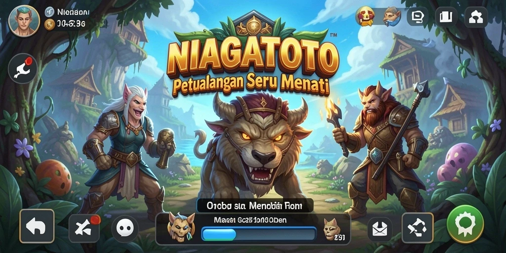 Tangkapan layar gameplay <strong>NIAGATOTO</strong> saat menjelajahi hutan yang misterius.