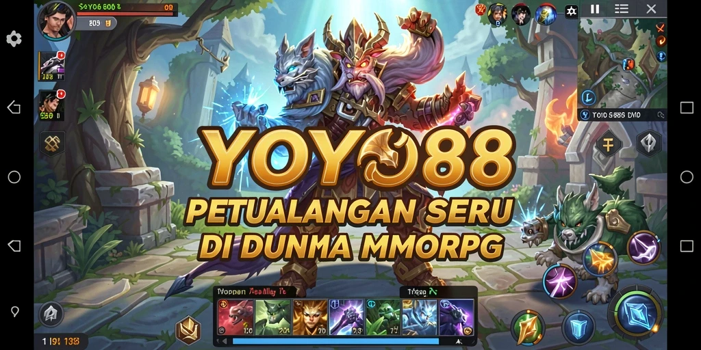 Tampilan gameplay seru dan menakjubkan dari YOYO88.