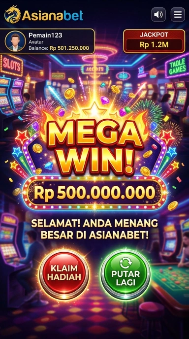 Screenshot aplikasi Asianabet yang menunjukkan kategori aplikasi.